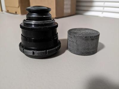 Jupiter-12 rear lens cap (M39x1)   