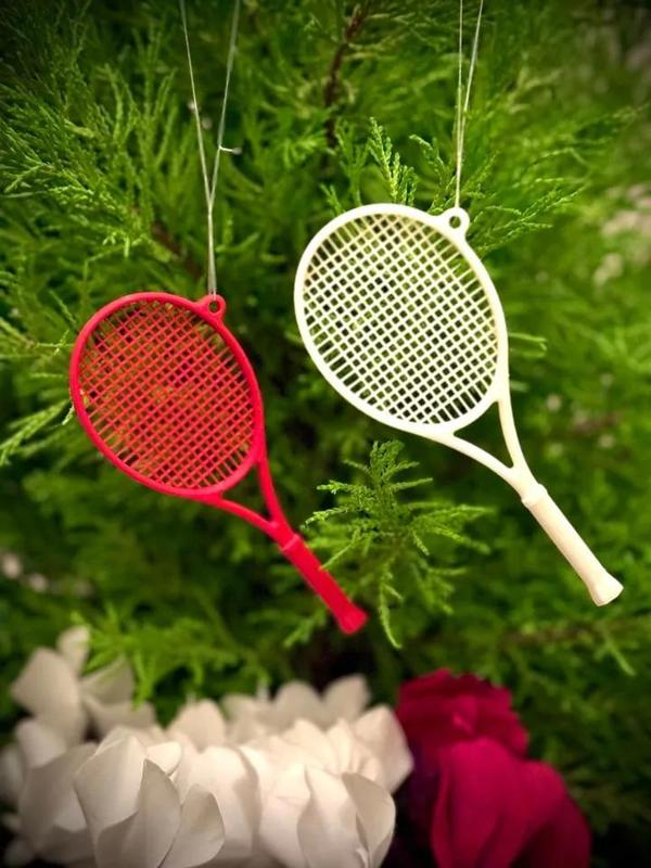 Tennis Racket/Racquet Keychain & Ornament   