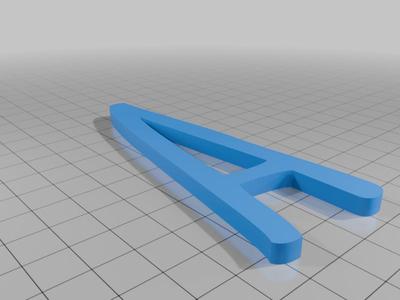 All Alphabet Letters Upper case A-Z Font: AmaticSC-Bold by Google Fonts (OFL License)