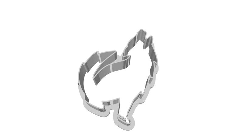 cookie cutter a wolf howling at the moon Dog, Moon, Wolf, Animal, Mammal