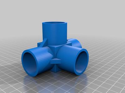 .75 PVC Sch40 Straight with 90