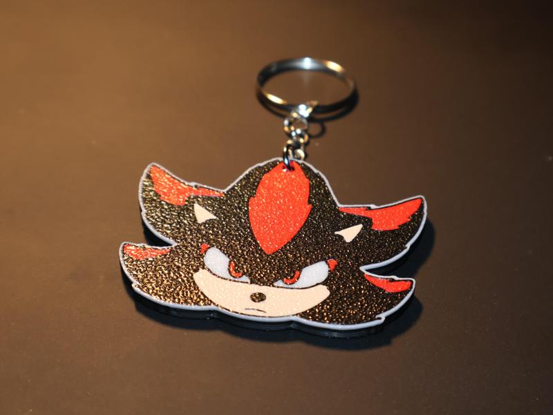 Shadow Keychain (Sonic the Hedgehog) pin