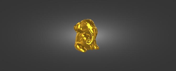 Small elephant figurine