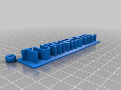 Turnrows keychain