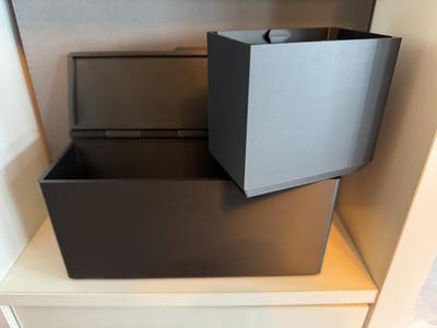 Storage Bin |Includes 2 Internal Bins + hinged lid