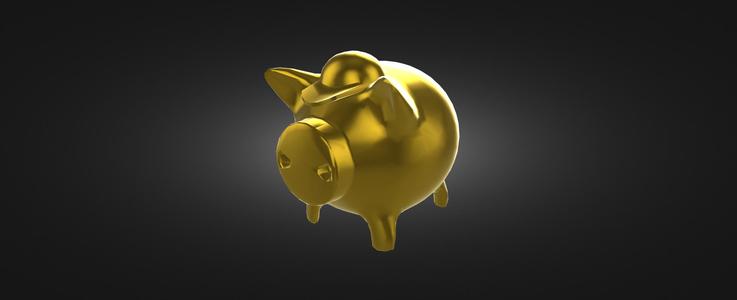 Pig in a hat