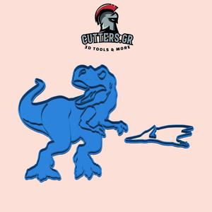 Cookie Cutter - Dinosaur (Stamp)