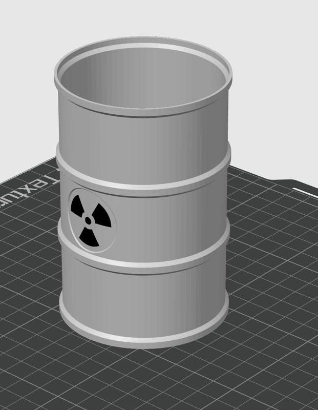 Waste Barrel Pen and Accessory Holder