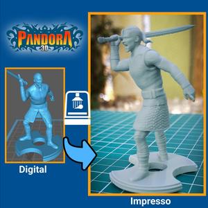 Norman warrior miniature