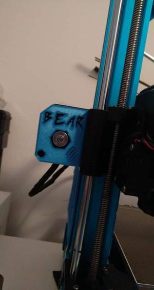 x-axis cover prusa bear logo