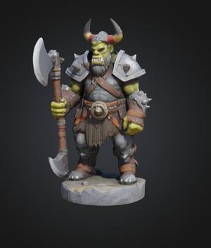 FREE ork warrior game rpg