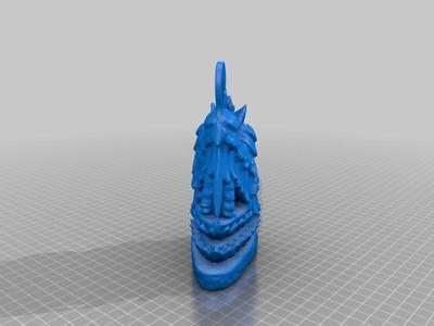 Woodcarving Lion（generated by revopoint POP）
