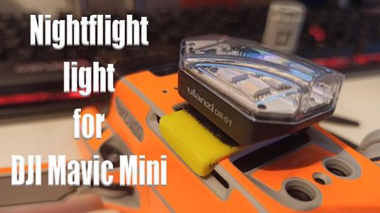 Mavic mini light mount