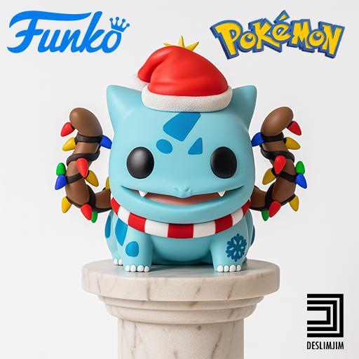 BULBASAUR XMAS CHRISTMAS POKEMON TOYART