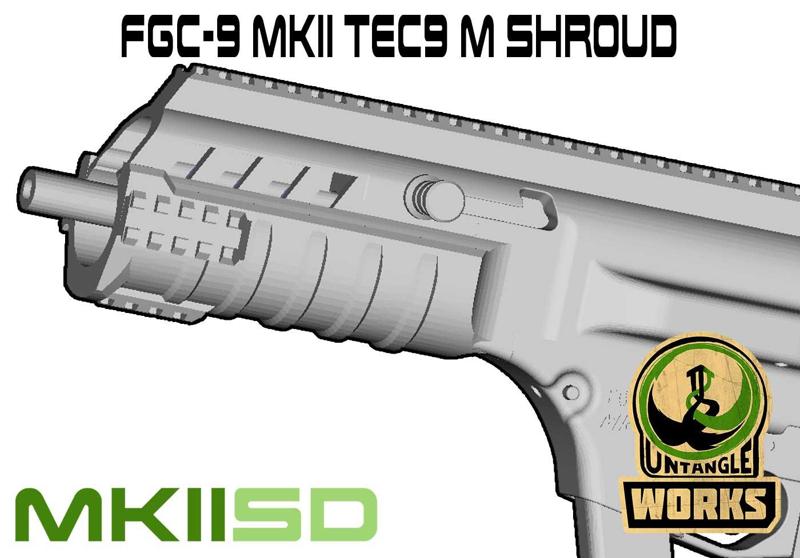 FGC9-MKIISD tec9 medium SHROUD set