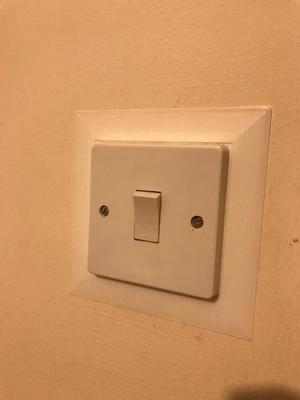 UK Light Switch Finger Plate