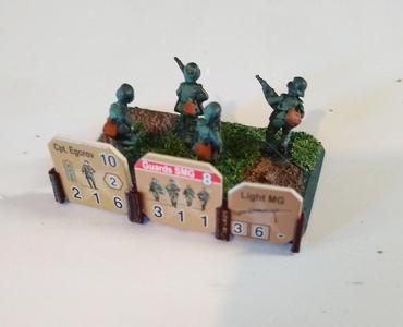 Combat Commander Counter Holder for Flames of War minis