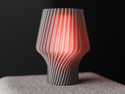 Beautiful Lamp with Coloured diffuser