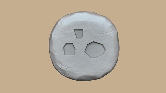 Dust Rune - Runescape - STL Keychain