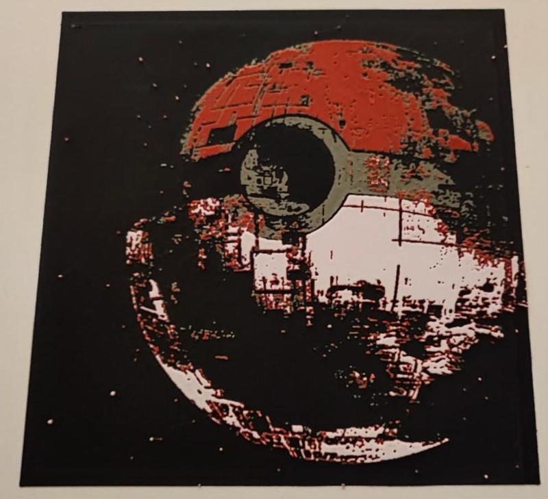 Pokeball x Deathstar - HueForge (no AMS required)