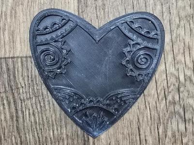 Heart  Mandala  Stamp for Clay Ceramic and Leather