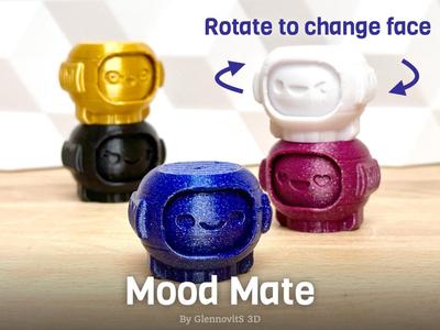 Mood Mate (XYZ Calibration - Print-in-place cube alternative + mood changer!)