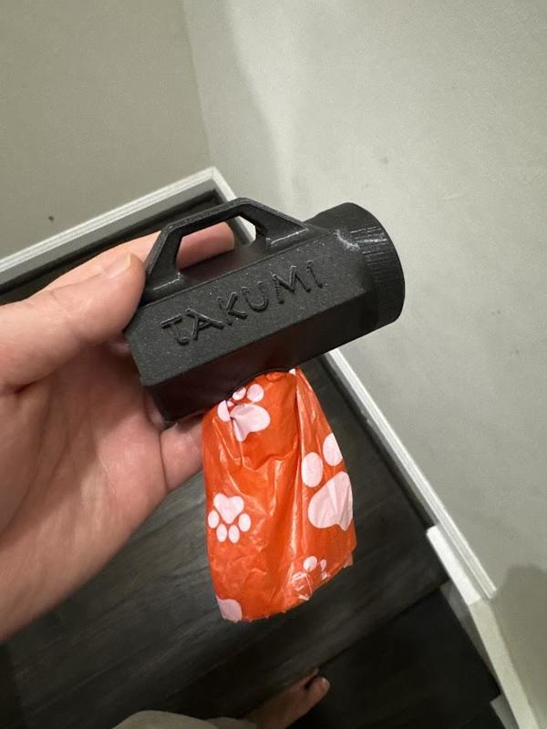 Durable 3D-Printed Dog Poop Bag Holder Smaller Bag Core