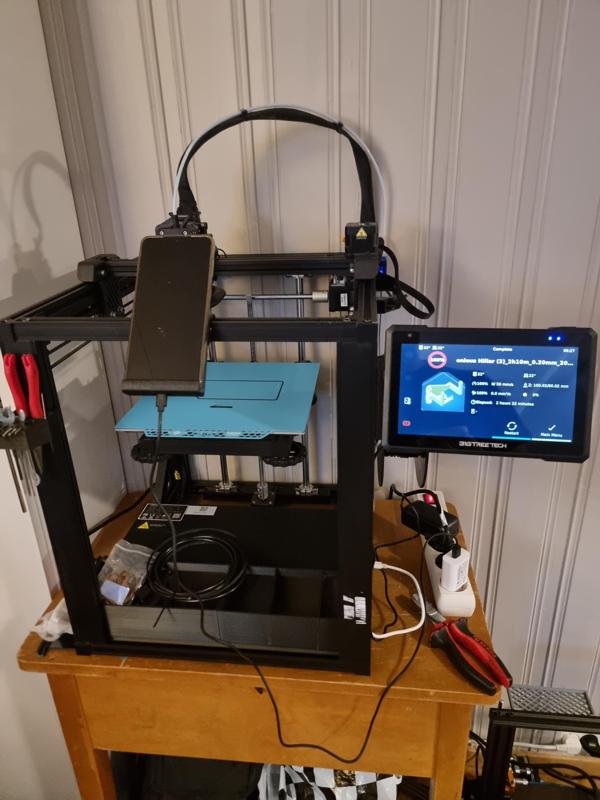 Ender 5 S1 BTT Pad7 Hinged Mount