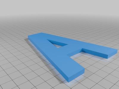 All Alphabet Letters Upper case A-Z Font AdventPro-Bold by Google Fonts (OFL License)