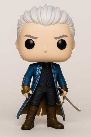 VERGIL DEVIL MAY CRY FUNKO POP STYLE – STL Fan Art Model