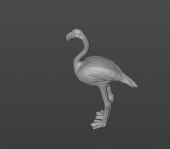 Flamingo digital 3D model