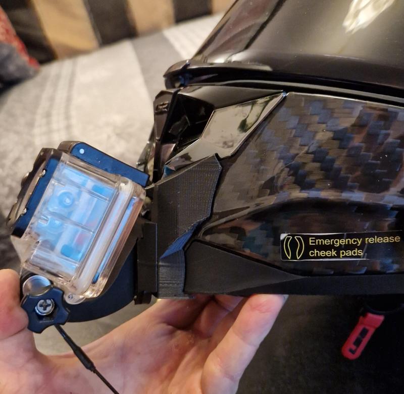 LS2 Challenger C GT Carbon Gopro Chin Mount