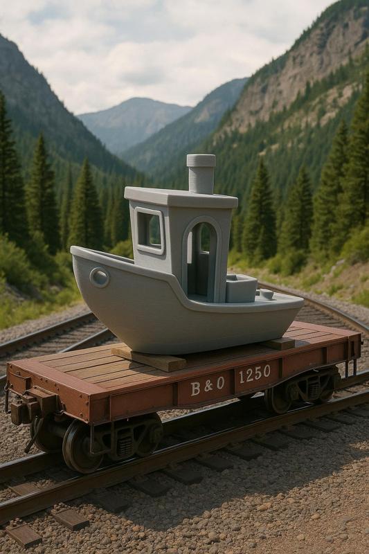 Benchy Flatcar Load - HO scale