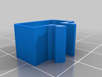 Cabel canal for v-slot profile
