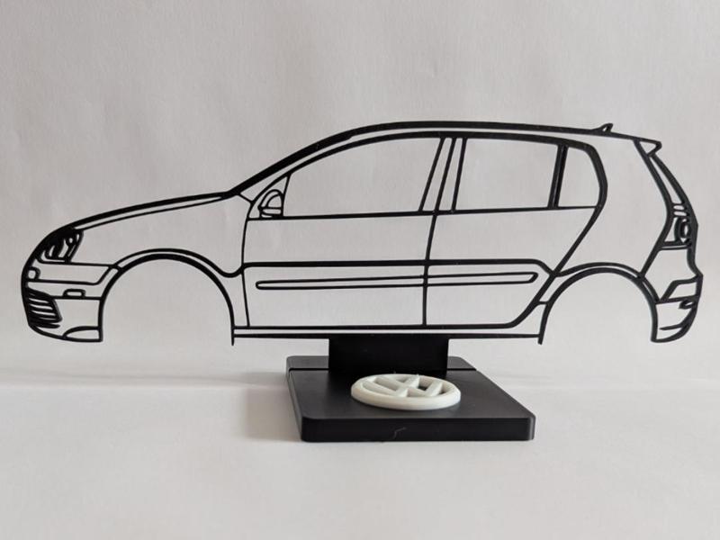 Volkswagen Golf MK5 silhouette