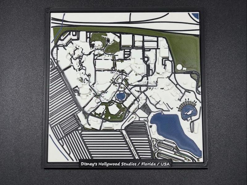 Disney's Hollywood Studios Florida 3D Miniature