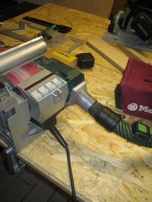Absaugung für Metabo Bandschleifer - Dust Extraction for Metabo belt sander