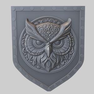 Owl Animal Wall Owl Animal Bust for CNC Router Laser & 3D Printer