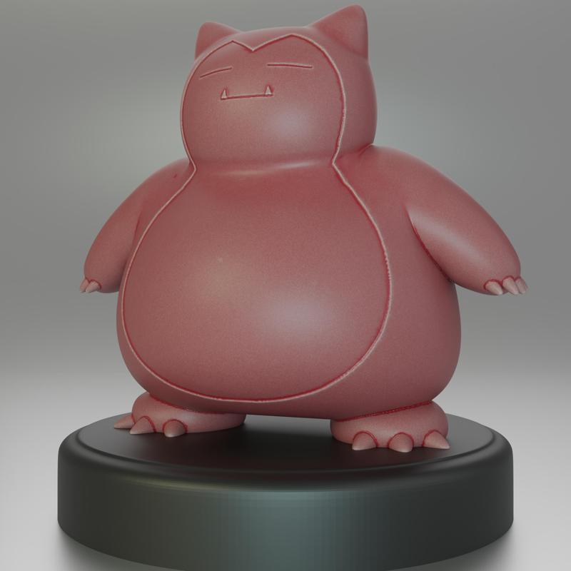 143- Snorlax Pokemon Figure