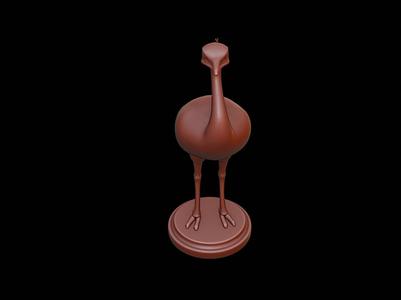 Ostrich Animal Figure Printable