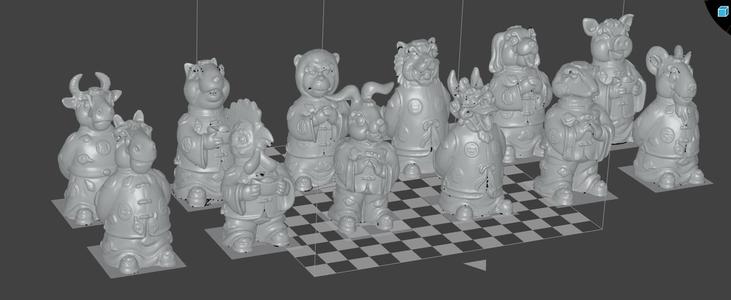 (mark_C)the twelve Chinese zodiac signs Traditional Chinese culture