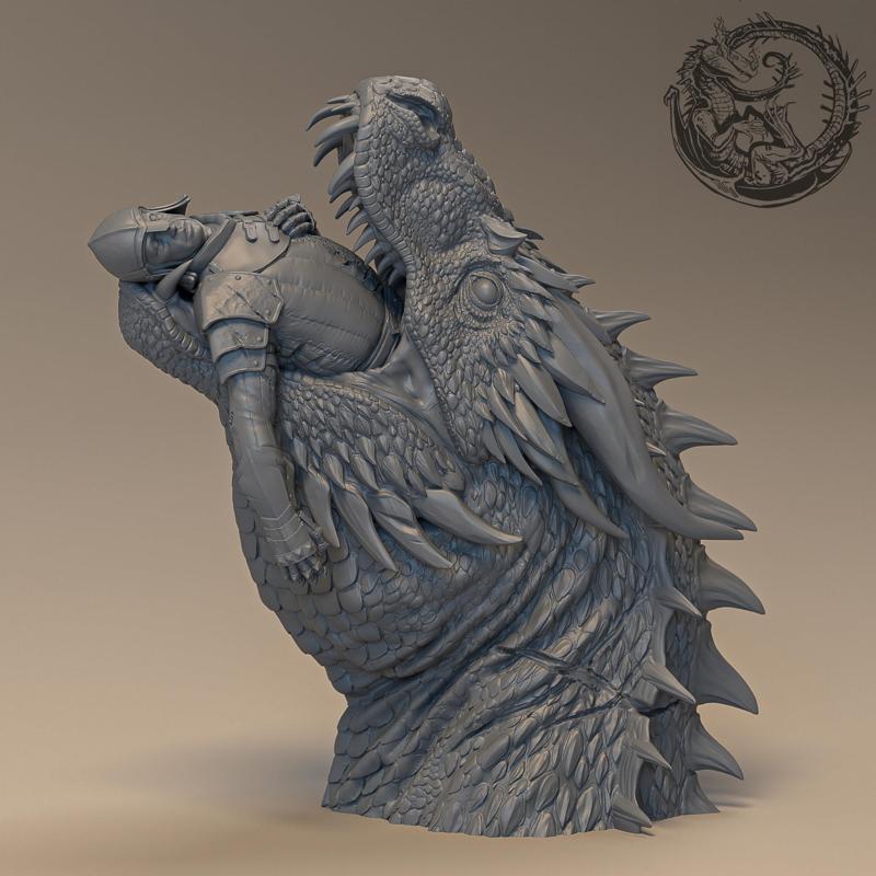 dragon bust - dinner time
