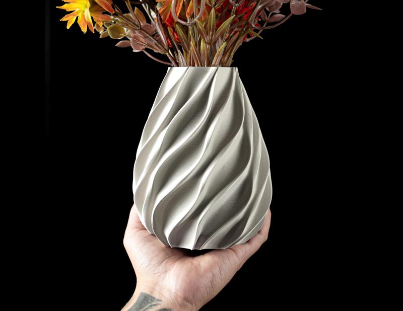 Twisted Flower Vase by MODERN MACHINE