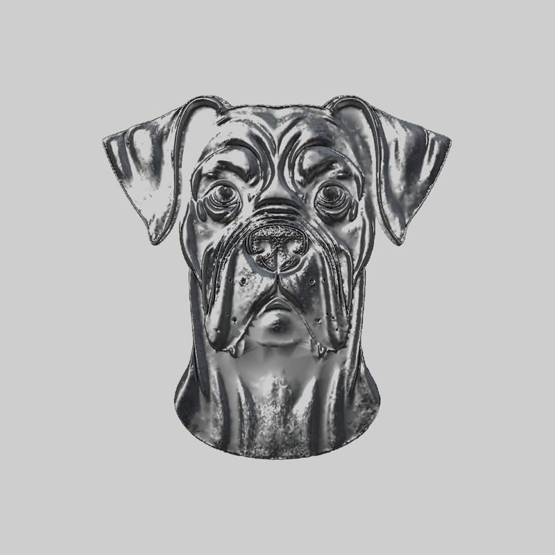 Dog Animal Metal Head