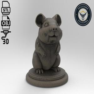 Guinea pig Animal 3d Print