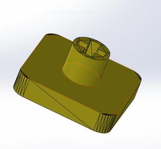 Minimalist cherry mx keycap (Cilindical Axe)