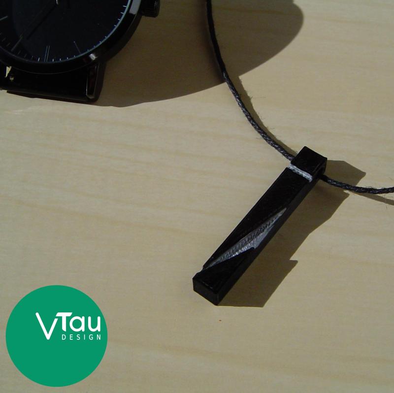 Men's Pendant Minimal | Easy to Print | Fashion | Necklace | Vtau Design