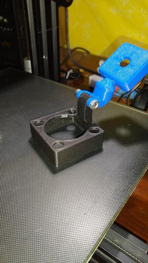 4020 fan cover half hinge raspberry pi camera mount