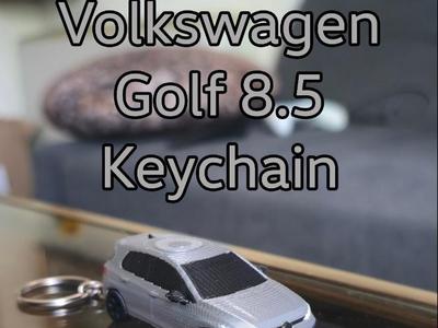 Volkswagen Golf 8.5 2025 Keychain (working wheels)