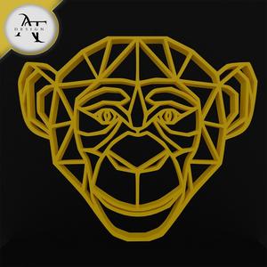  Ape - Geometric - 2D Wall Art Decor